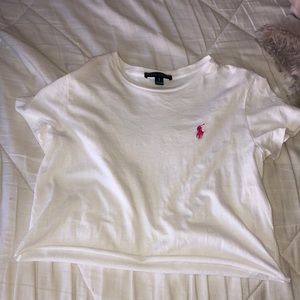 Cropped Ralph Lauren tee